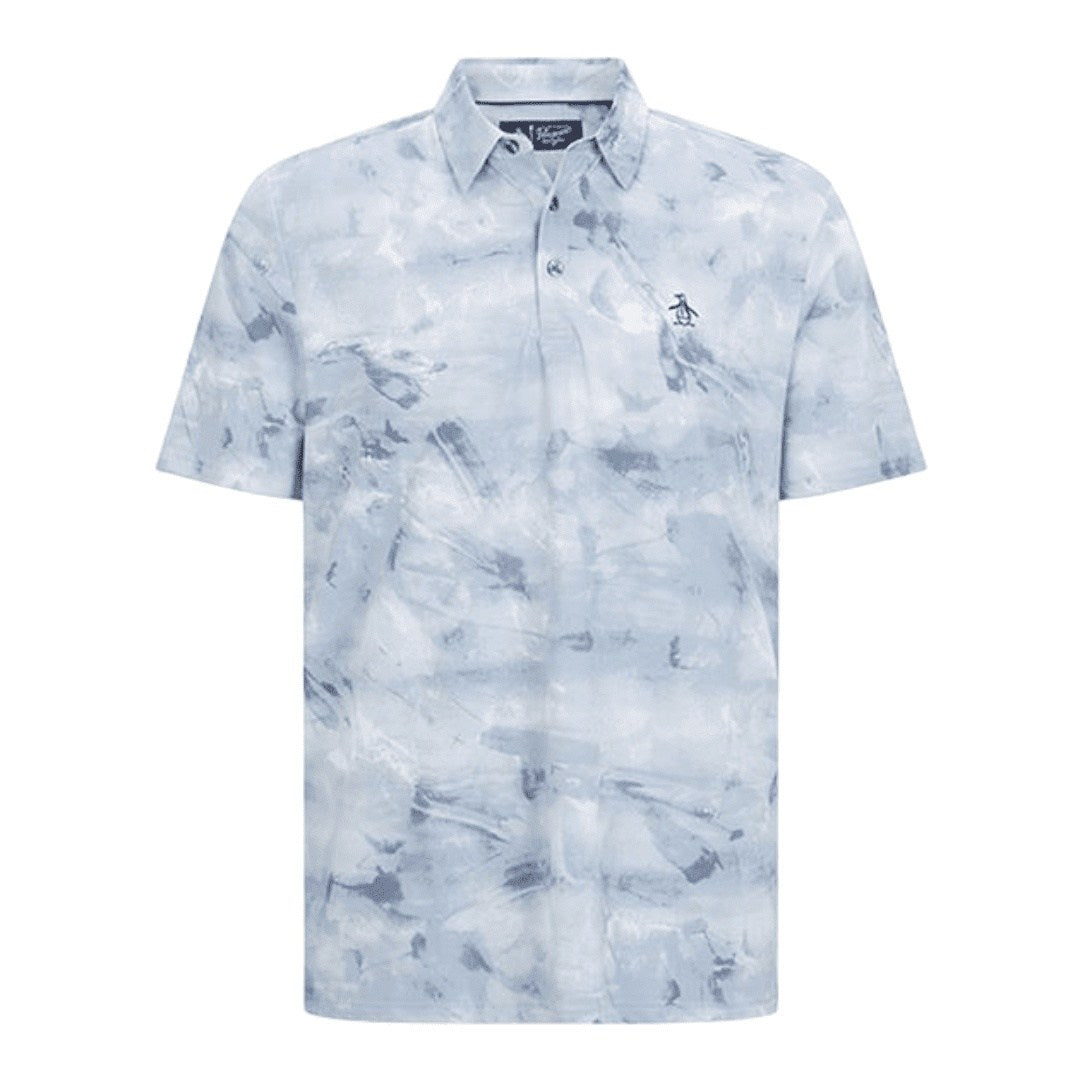 Original Penguin Tie Dye Golf Polo Shirt OGKFB013GG