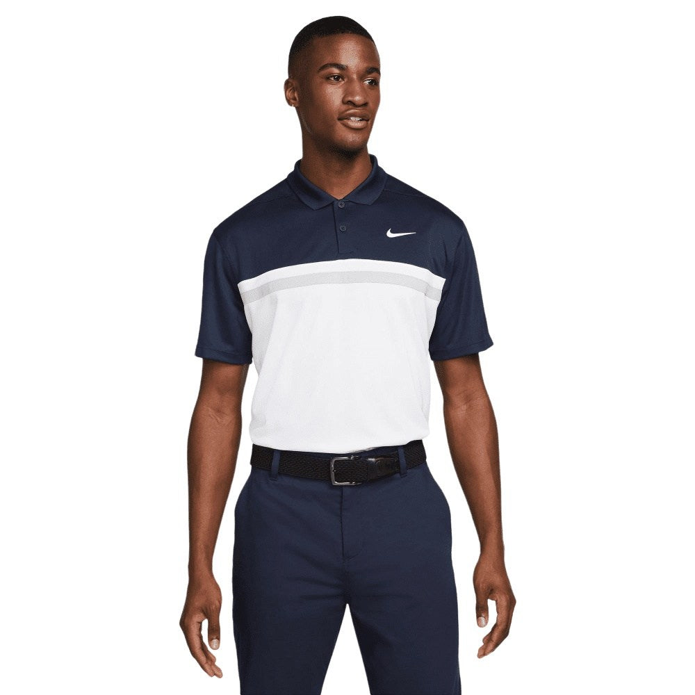 nike two button golf shirt