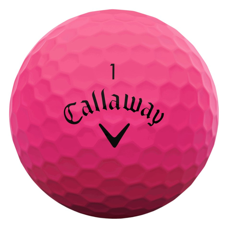 Callaway 2025 Supersoft Golf Balls | Matte Pink