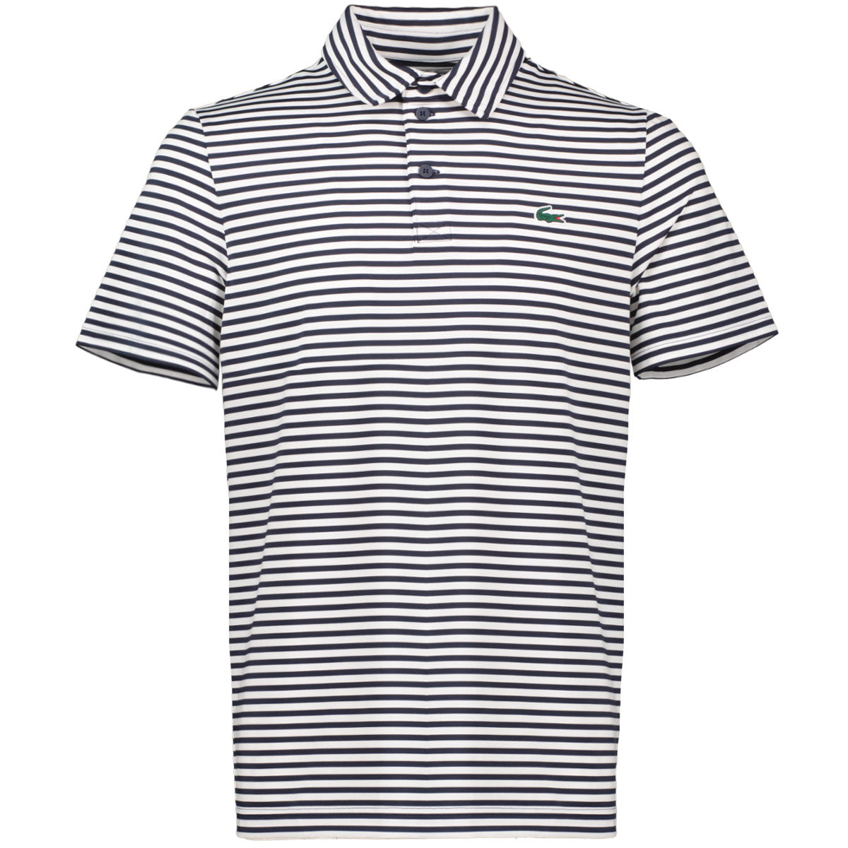 Lacoste All Over Stripe Golf Polo Shirt DH7418