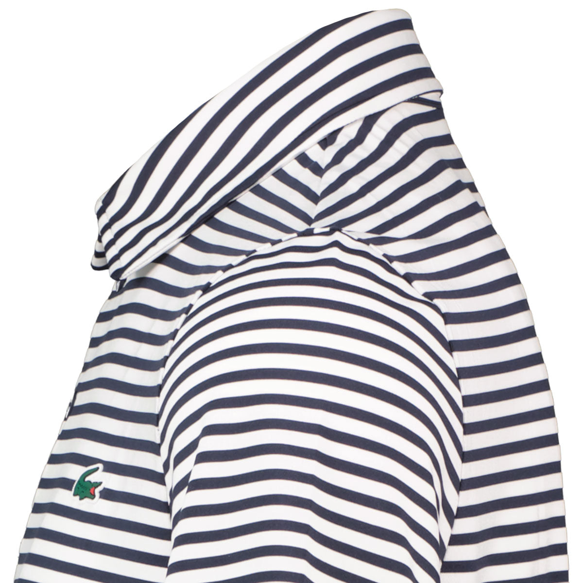 Lacoste All Over Stripe Golf Polo Shirt DH7418
