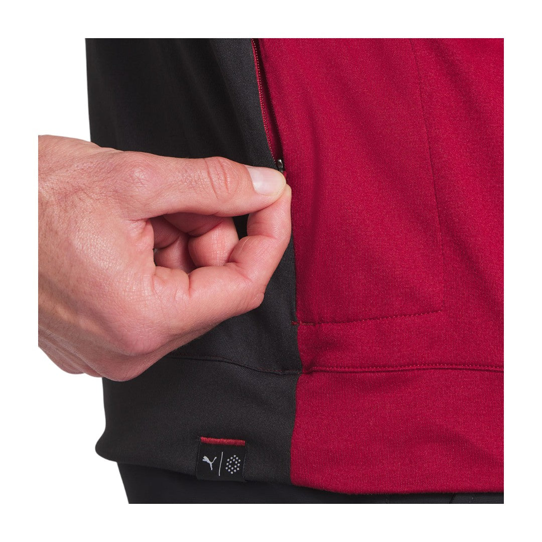 Puma Pure Colourblock 1/4 Zip Golf Midlayer 625888