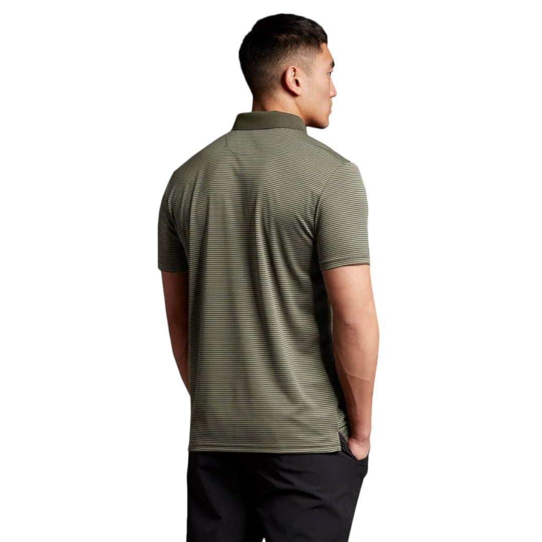 Lyle & Scott Microstripe Golf Polo Shirt SP1464GC