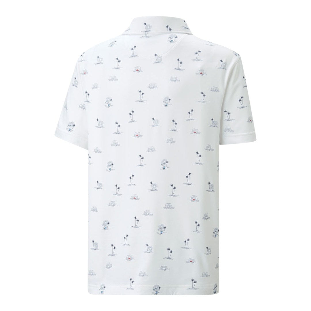 Junior Puma Cloudspun Horizons Golf Polo Shirt 539780