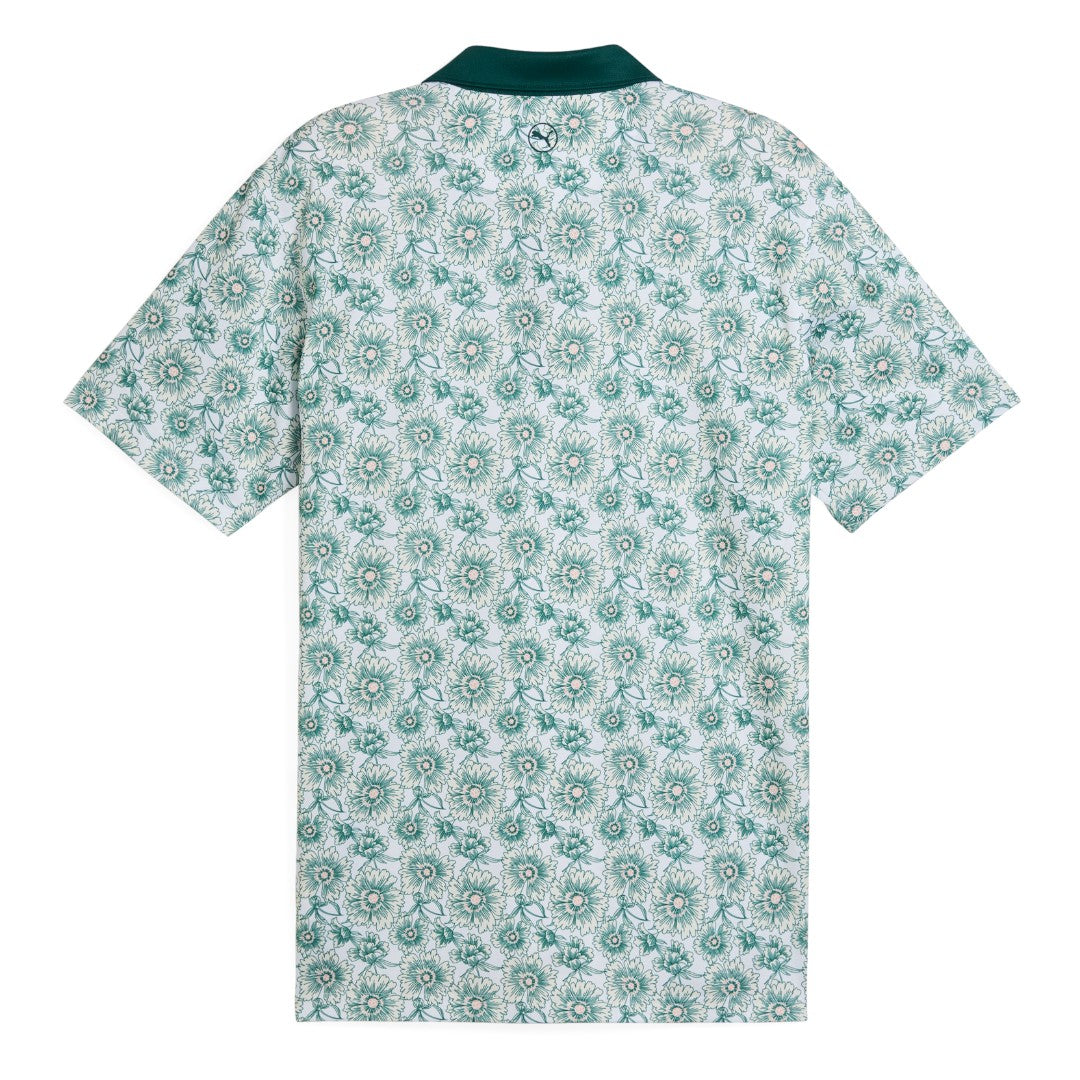 Puma Pique Flower Fields Golf Polo Shirt 628839