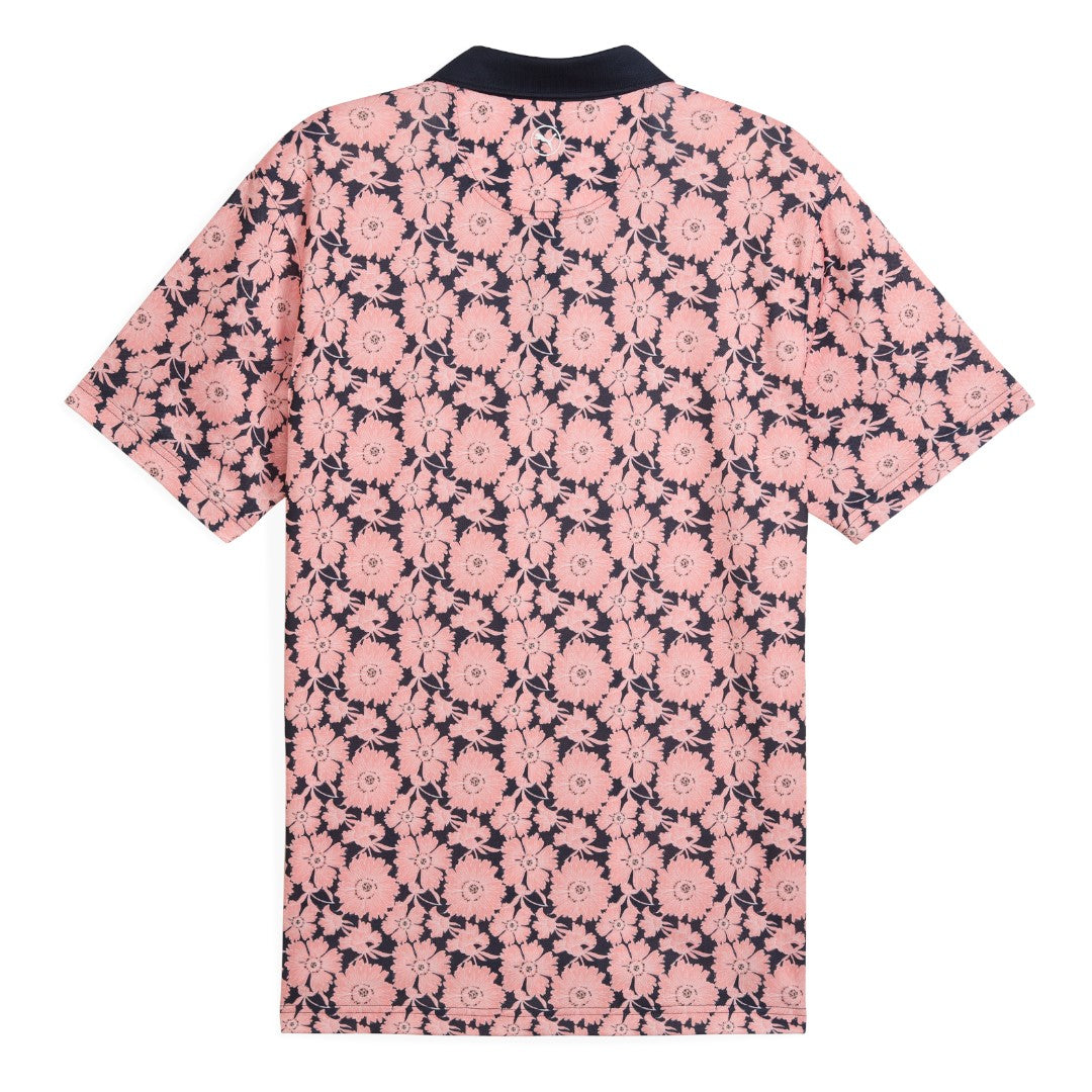 Puma Pique Flower Fields Golf Polo Shirt 628839