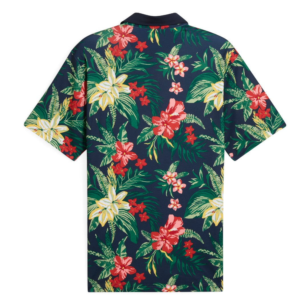 Puma x Palm Tree Crew Floral Golf Polo Shirt 629569