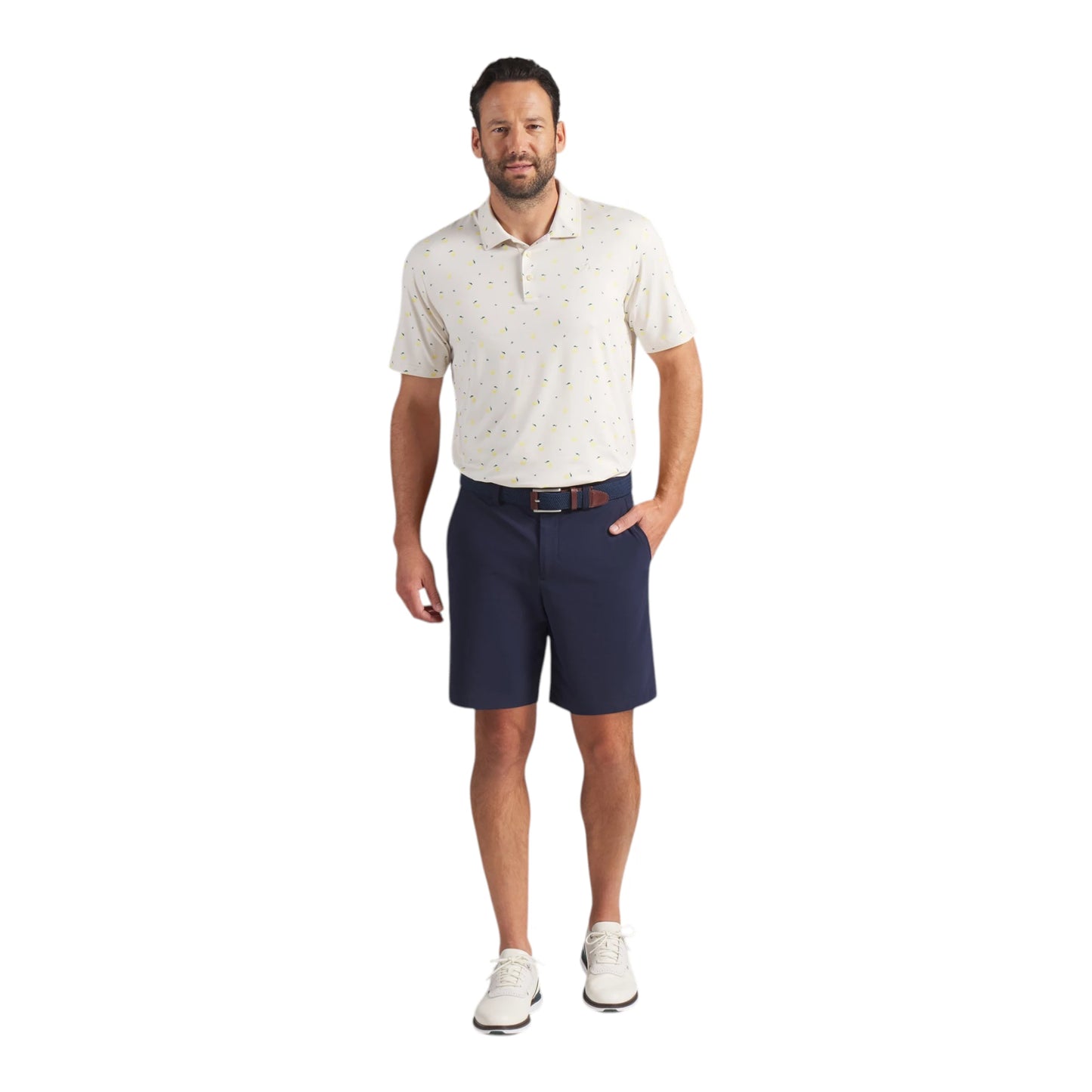 Puma X Arnold Palmer Cloudspun Lemon Golf Polo Shirt 635591