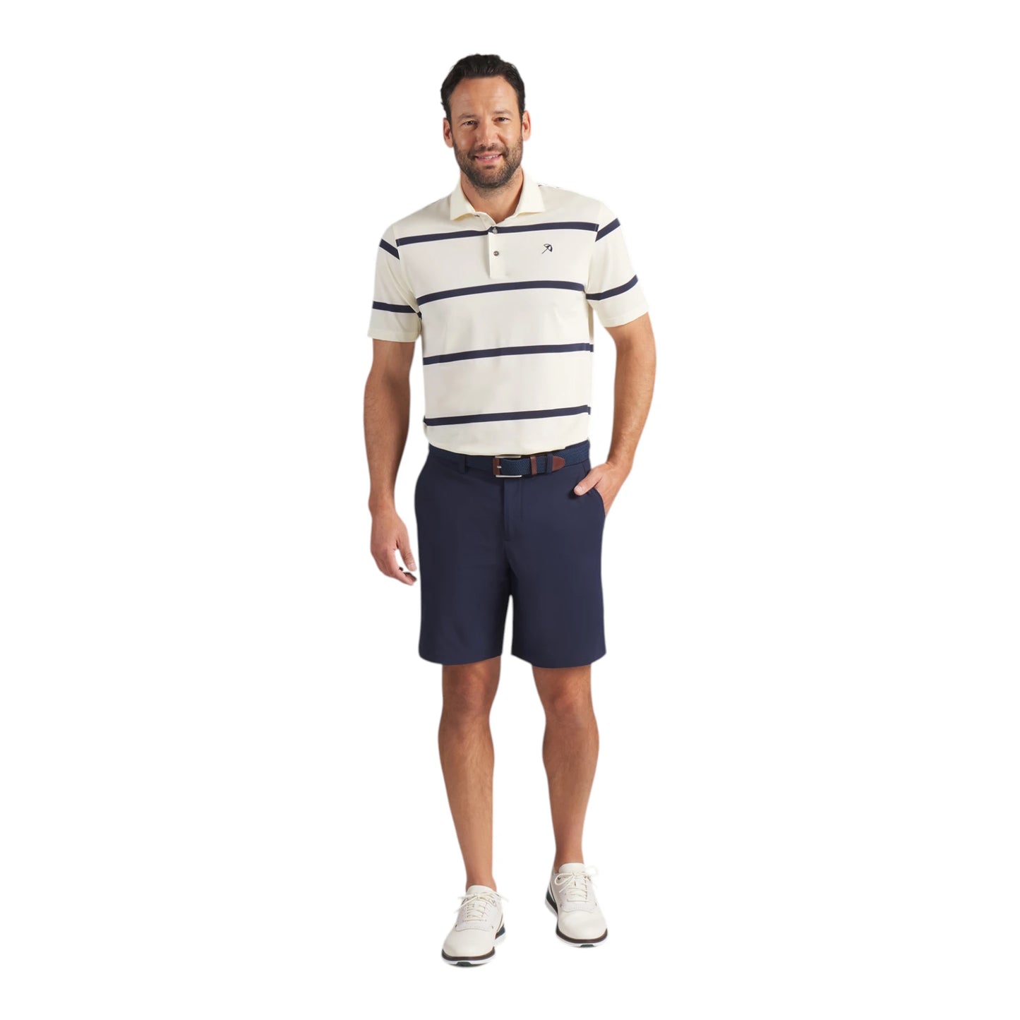 Puma X Arnold Palmer Pique Stripe Golf Polo Shirt 635592
