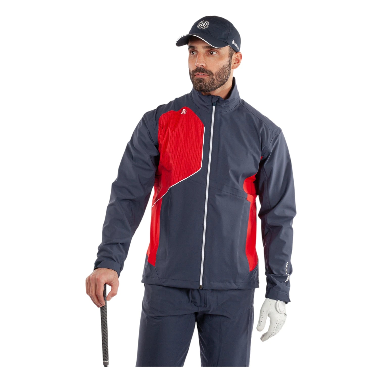 Galvin Green Abe 1/2-Zip Paclite Waterproof Golf Jacket G1200 Galvin Green Abe 1/2-Zip Paclite Waterproof Golf Jacket G1200