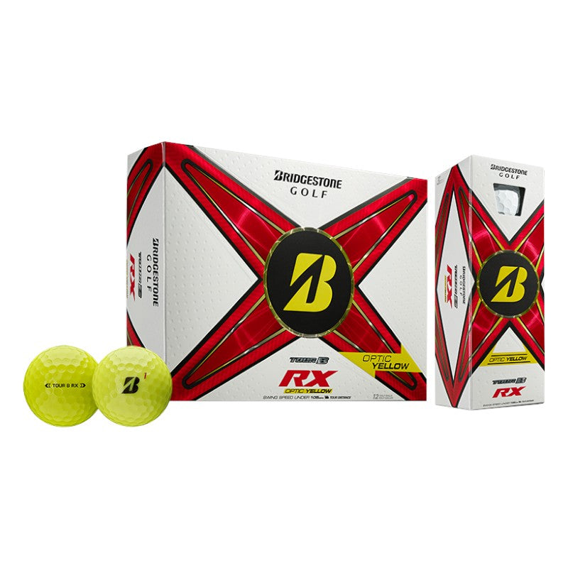 Bridgestone Tour B RX Golf Balls | Yellow