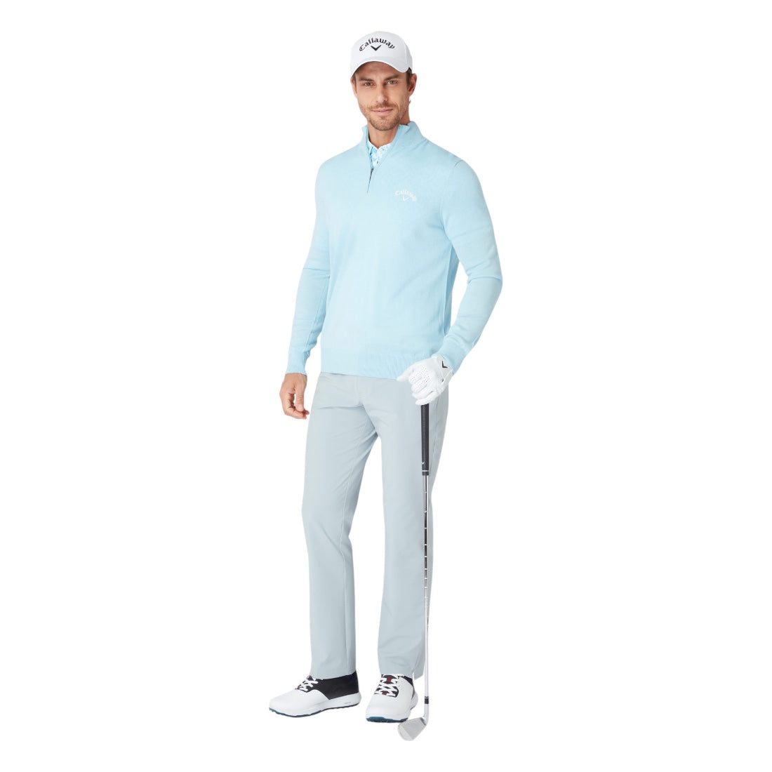 Callaway Blended Merino 1/4 Zip Golf Mid Layer CGGF80M1
