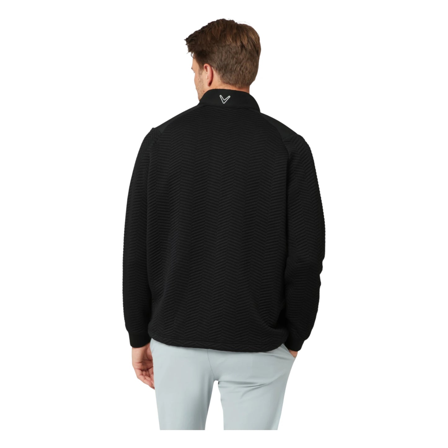 Callaway Chev Jacquard Golf Mid Layer CGKFG022