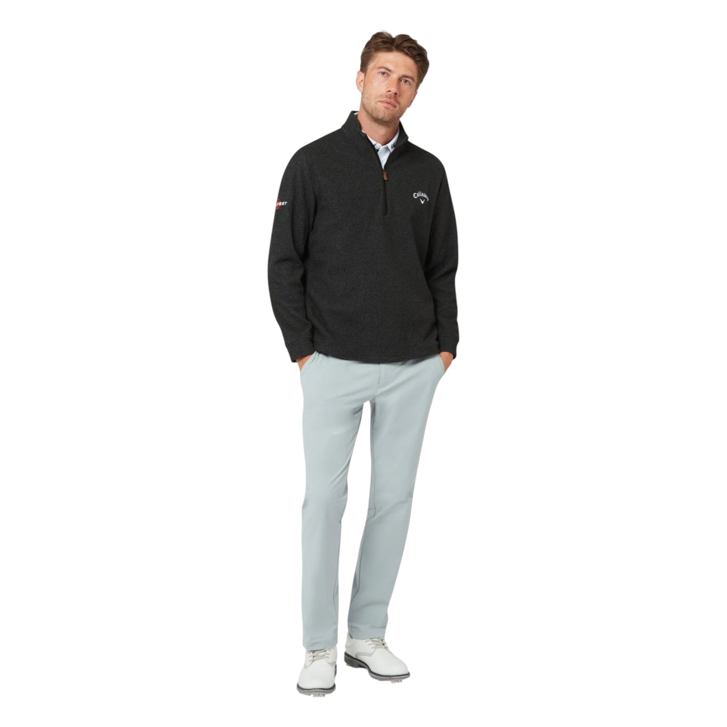 Callaway Odyssey Birdseye Jacquard Golf Mid Layer CGKFG0D5