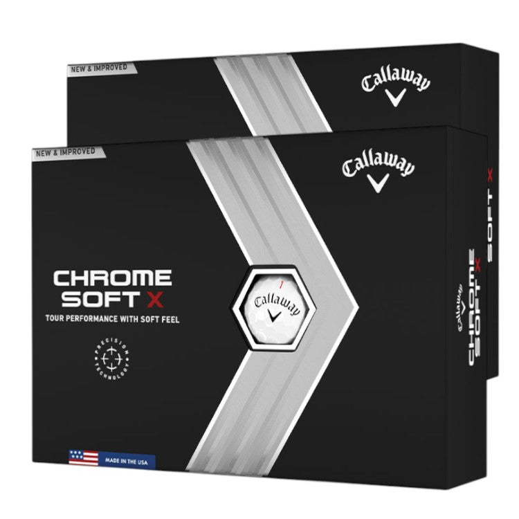 Callaway Chrome Soft X Golf Balls | Double Dozen