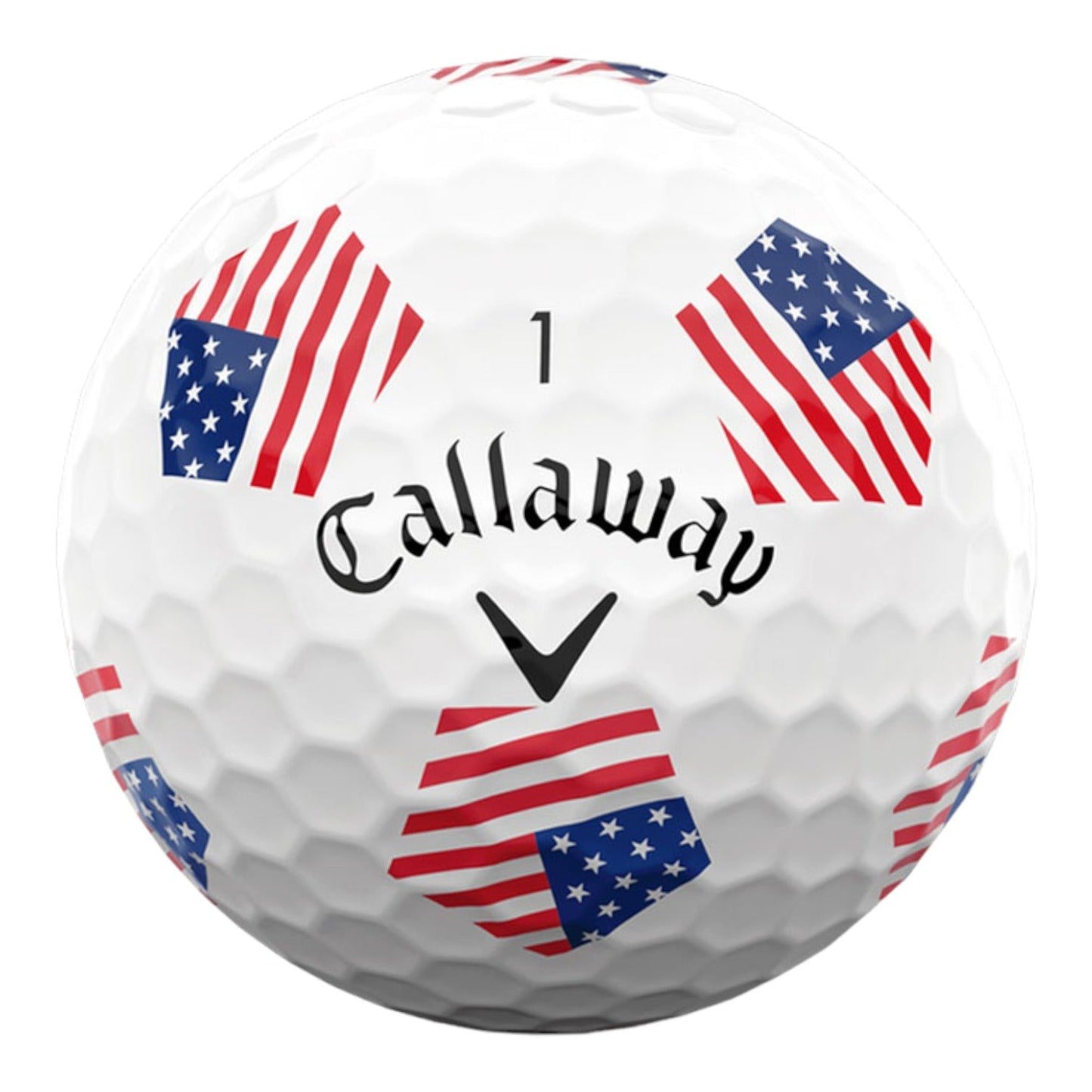 Callaway Chrome Soft Truvis Team USA Golf Balls | White