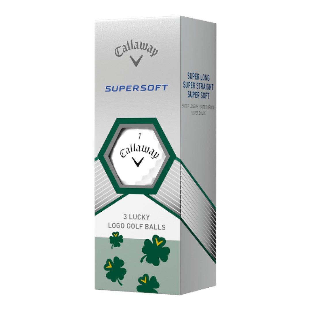 Callaway Supersoft Lucky Golf Balls | White