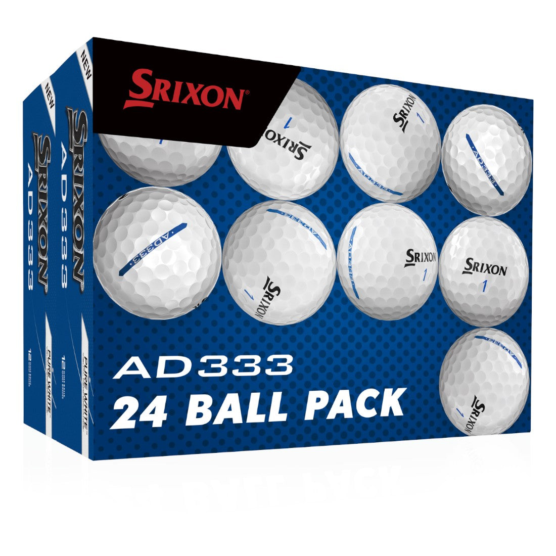 Srixon 2025 AD333 Golf Balls | 24 Ball Pack