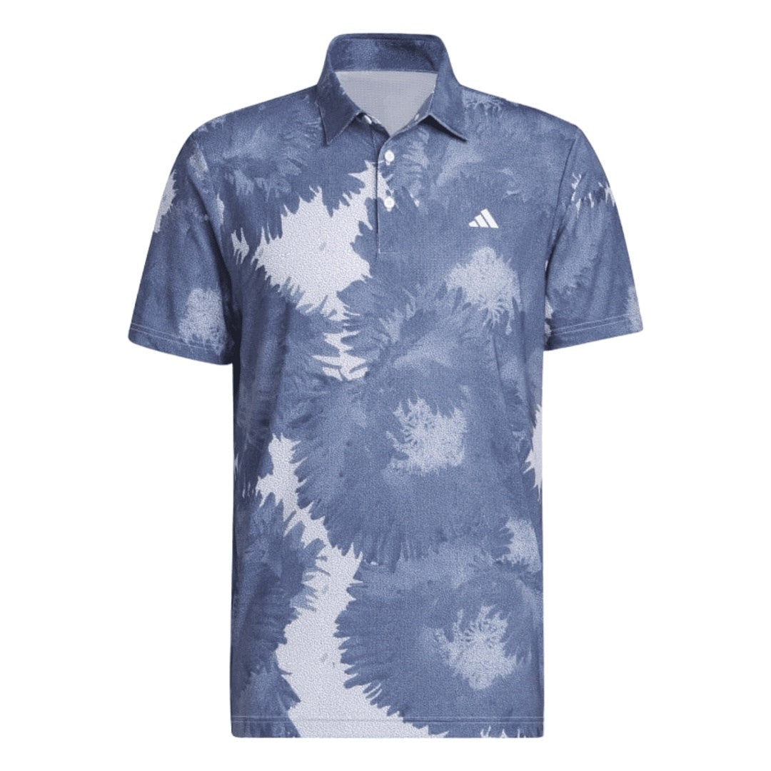 adidas Flower Mesh Print Golf Polo Shirt HS1131