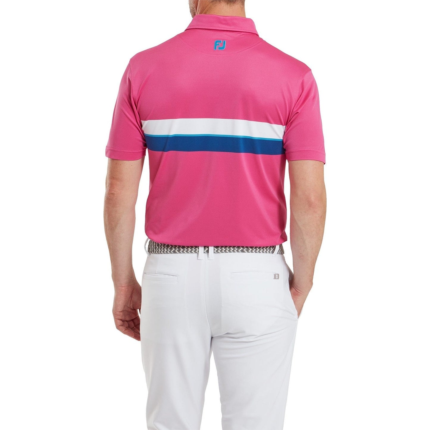 FootJoy Double Chest Band Pique Golf Polo Shirt 81571