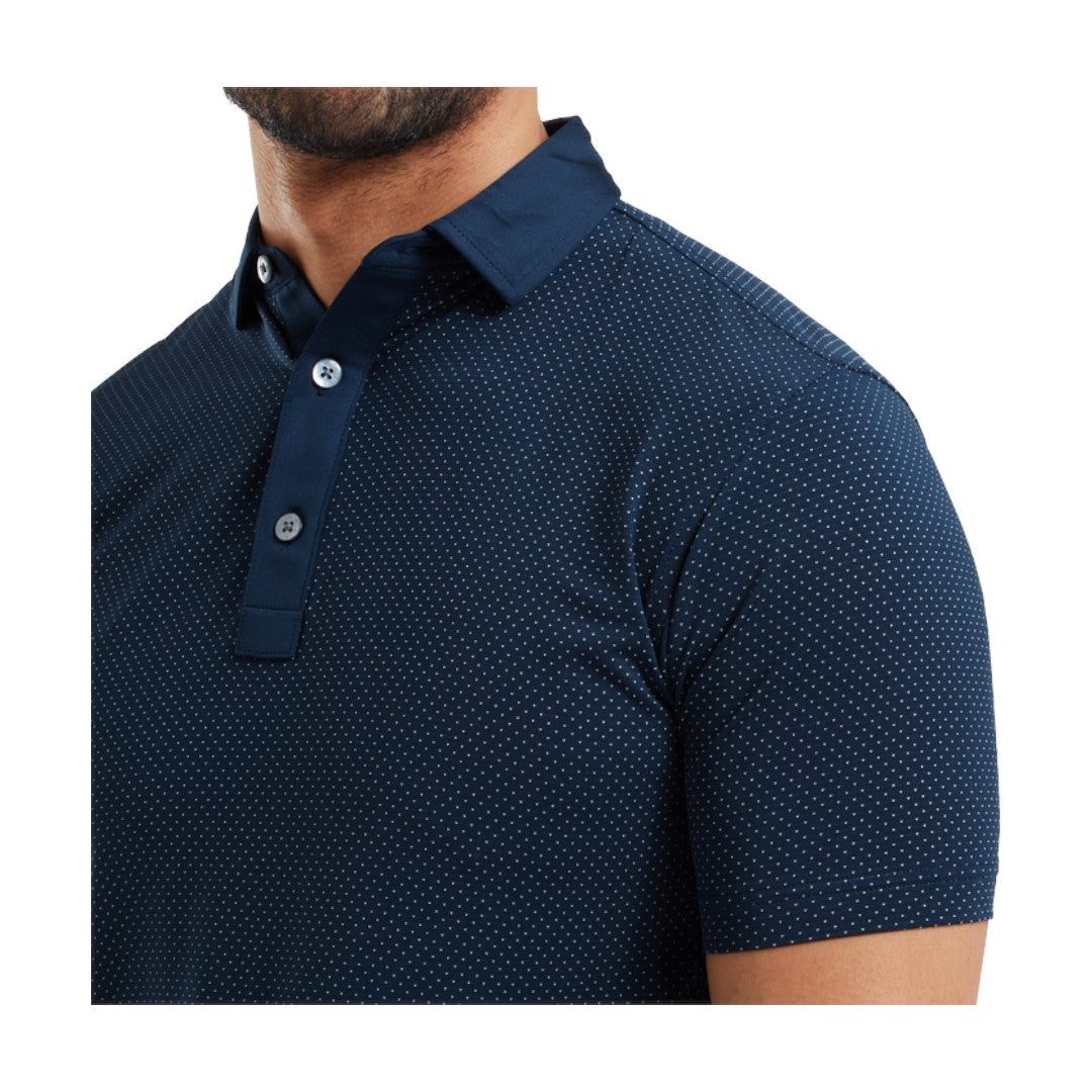 FootJoy Jacquard Dot Golf Polo Shirt 31929