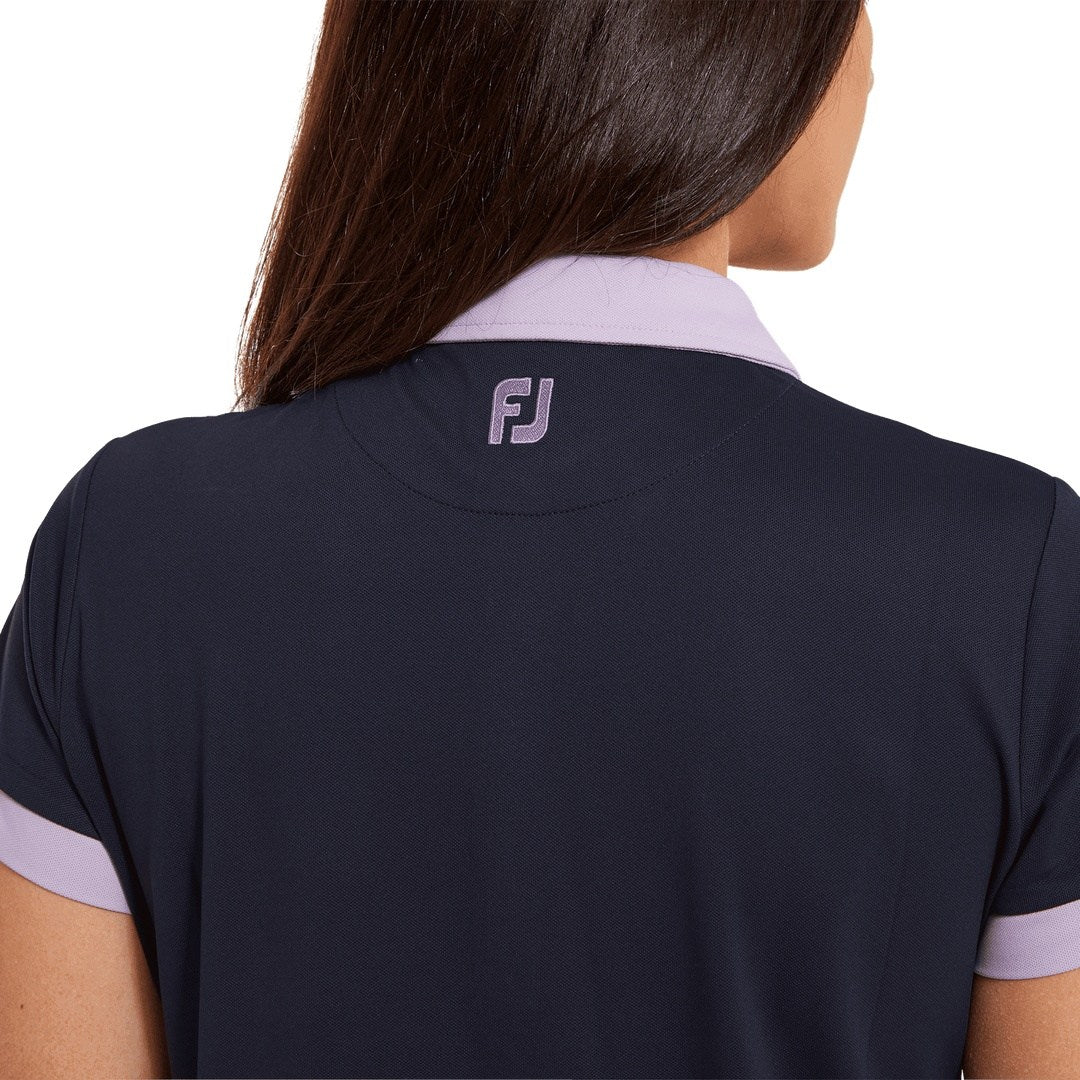FootJoy Ladies Colour Block Golf Polo Shirt 80170