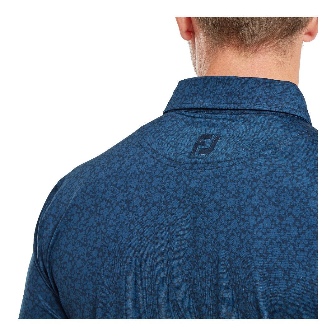 FootJoy Painted Floral Lisle Golf Polo Shirt 81617