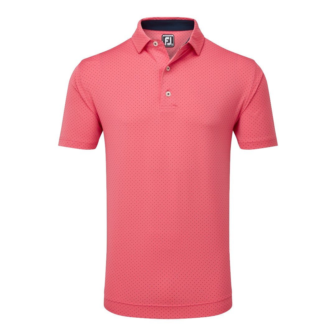 FootJoy Stretch Dot Lisle Golf Polo Shirt 81677