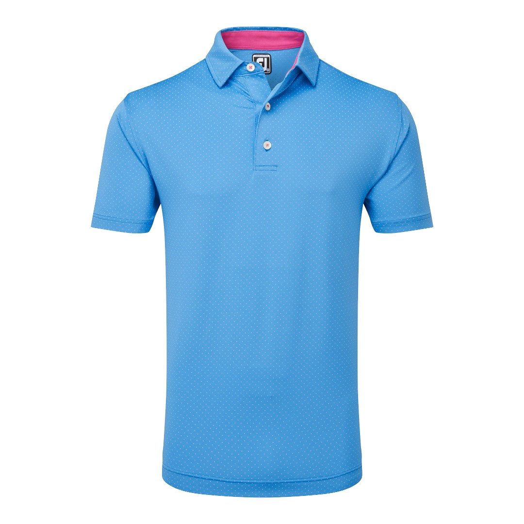 FootJoy Stretch Dot Lisle Golf Polo Shirt 81678