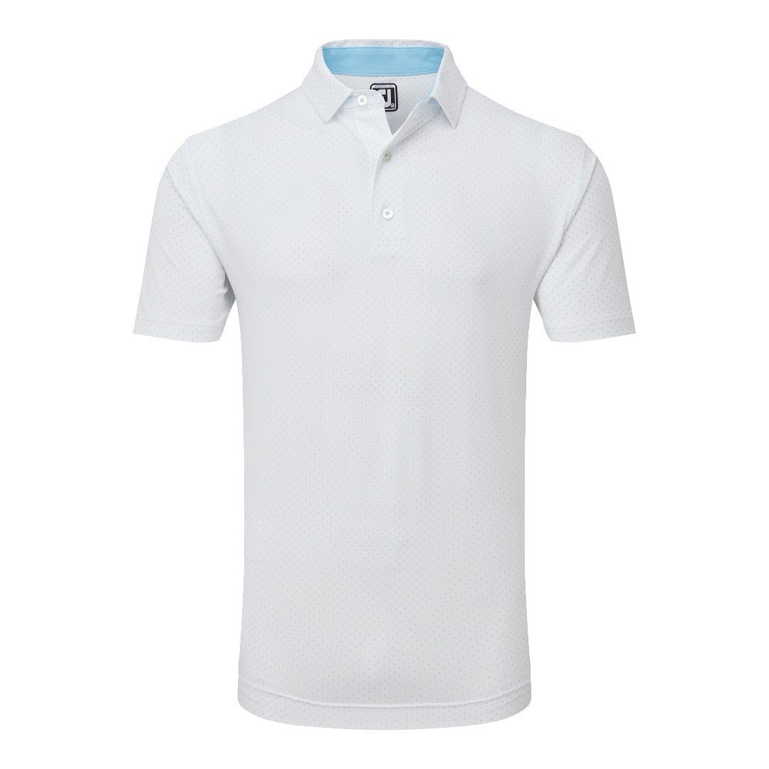 FootJoy Stretch Lisle Dot Golf Polo Shirt 81674