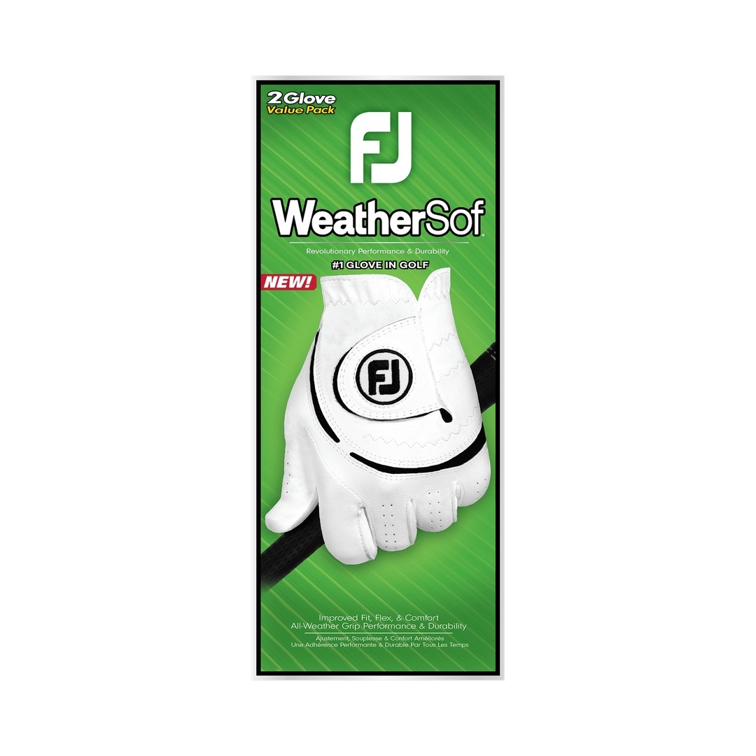 FootJoy WeatherSof Golf Glove 66197 | 2 Pack