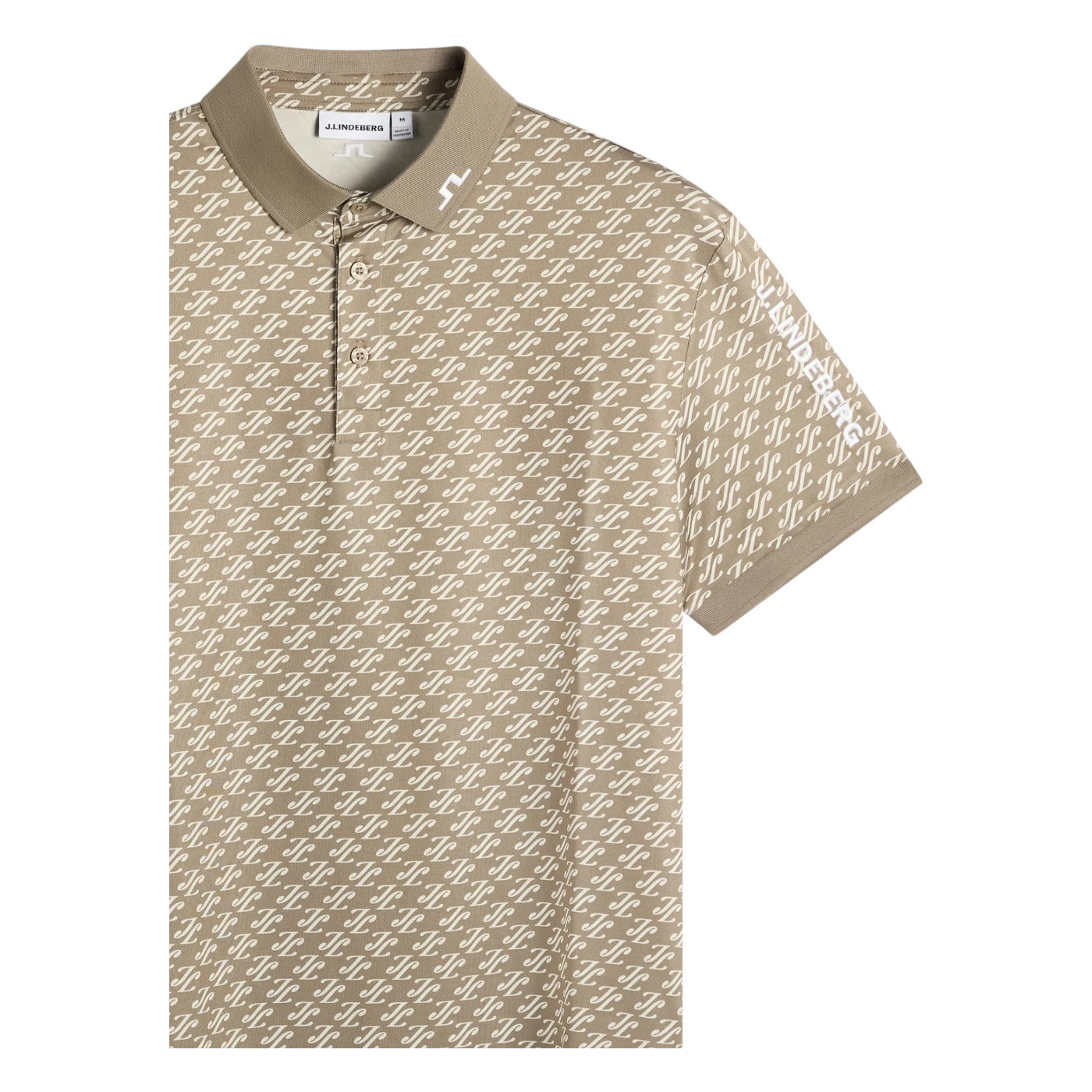 J.Lindeberg Tour Tech Print Golf Polo Shirt GMJT14652