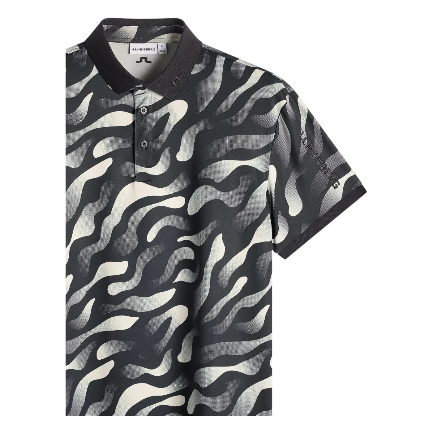 J.Lindeberg Tour Tech Print Golf Polo Shirt GMJT14652