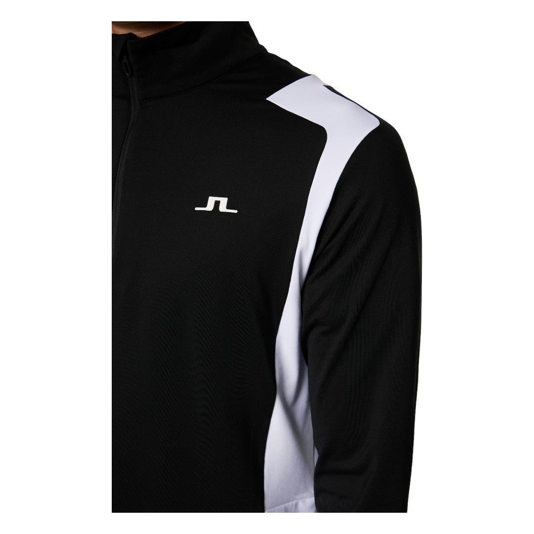 J.Lindeberg Lukas Quarter Zip Golf Mid Layer GMJS10952