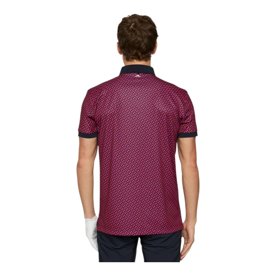 J. Lindeberg Tour Tech Print Golf Polo Shirt GMJT11946