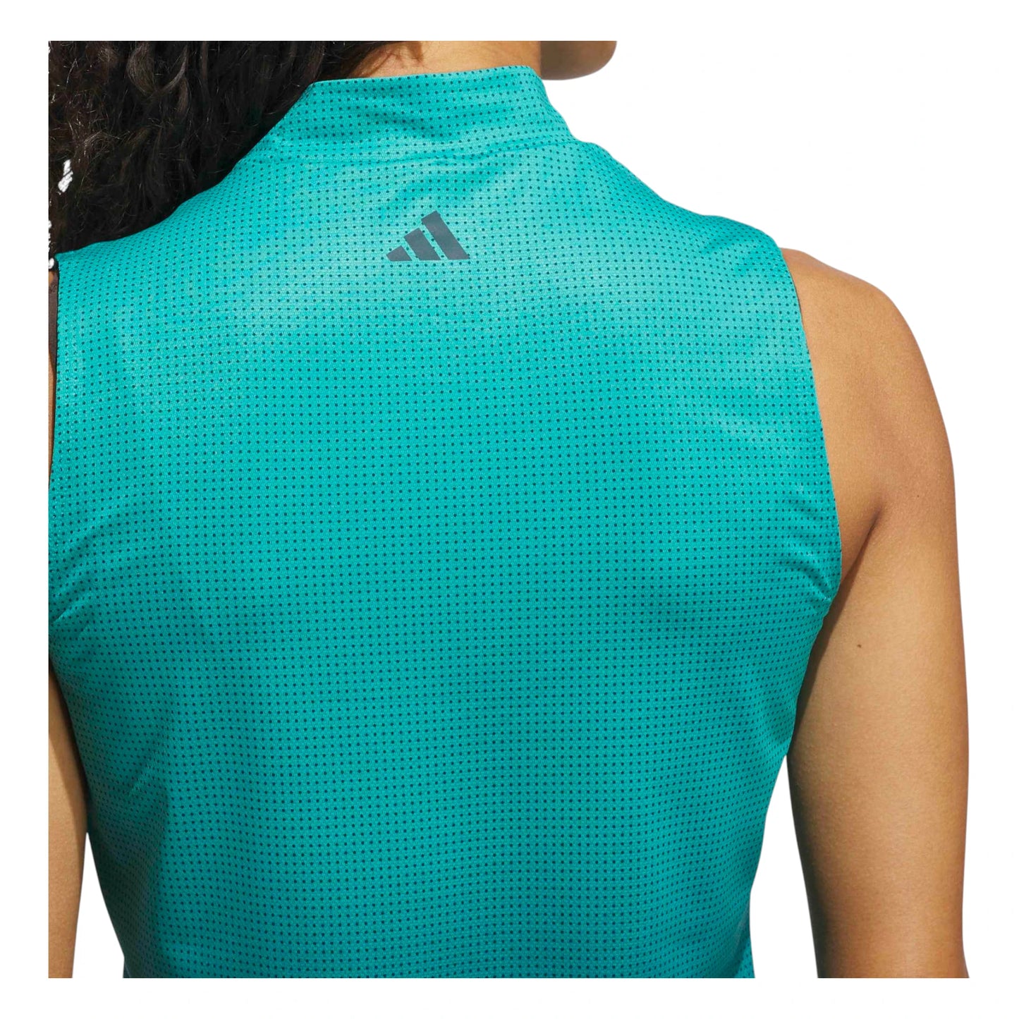 adidas Ladies Ultimate365 Gradient Sleeveless Mock Golf Top JN8385