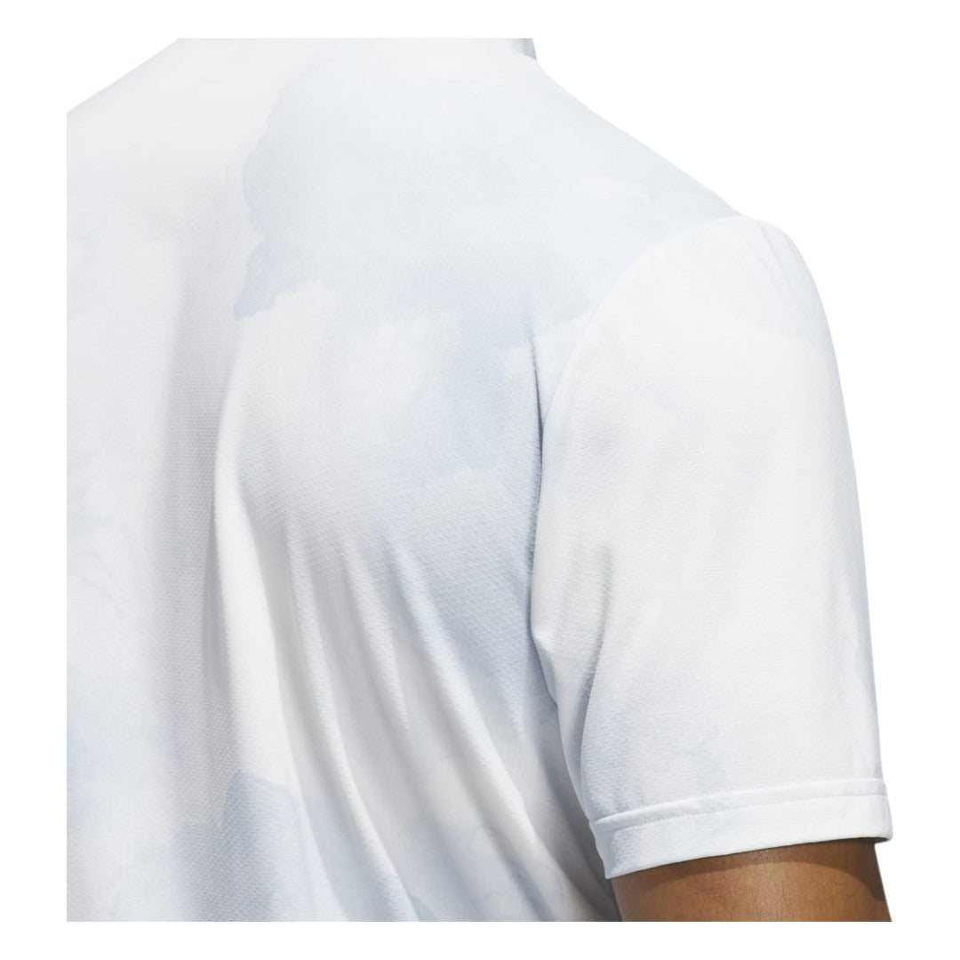 adidas Tour Printed Mesh Golf Polo Shirt JN9143