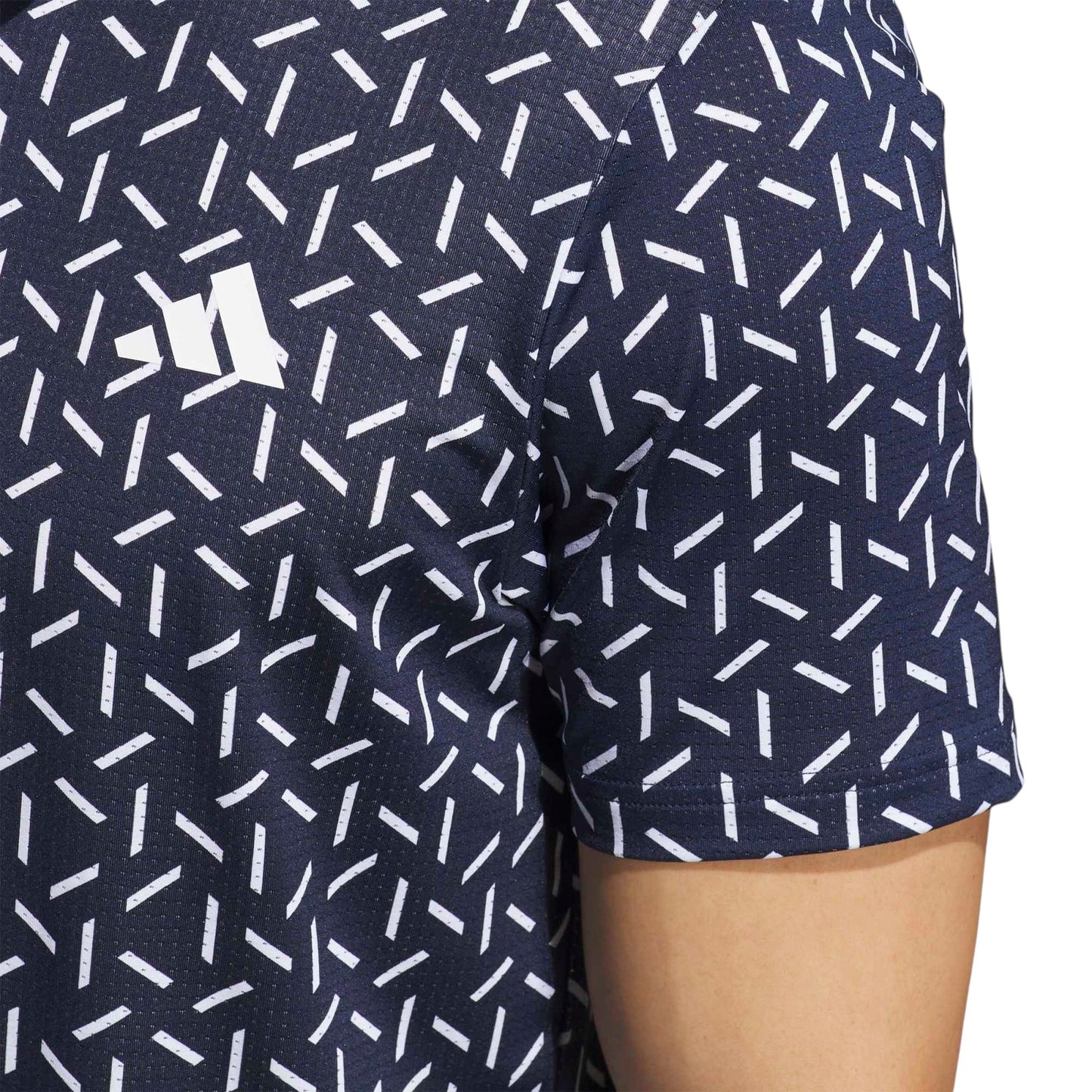 adidas Ultimate365 Mesh Print Golf Polo Shirt KE7707