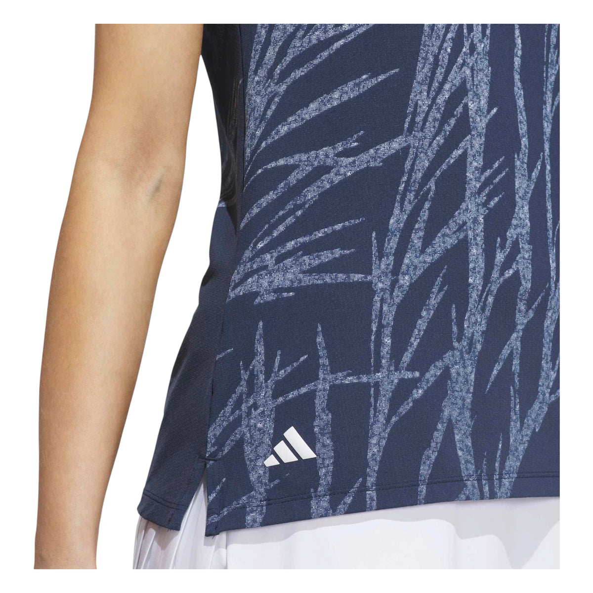adidas Ladies Ultimate365 Printed Sleeveless Golf Polo Shirt KG4270