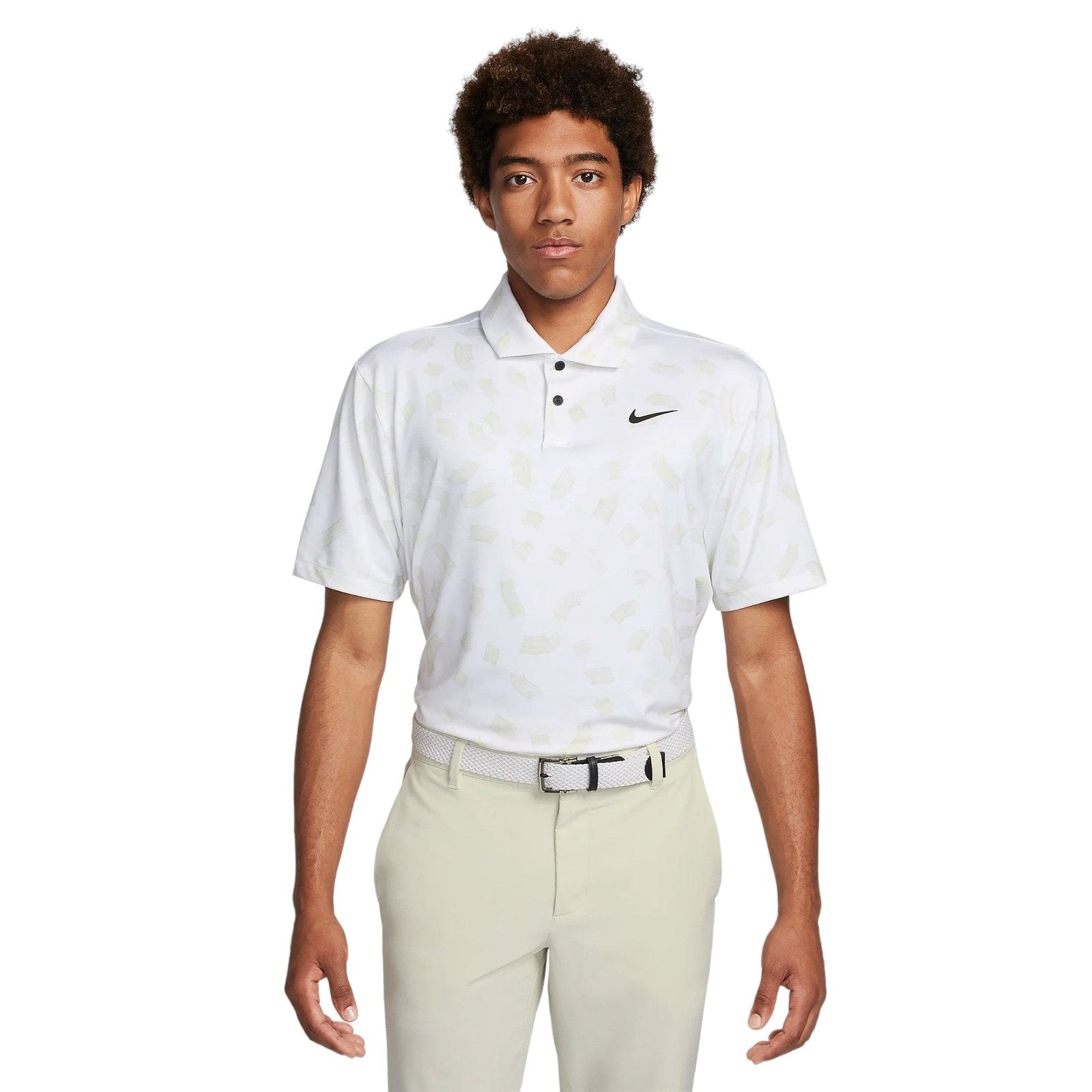 Nike Dri-Fit Tour Micro Print Golf Polo Shirt FD5735