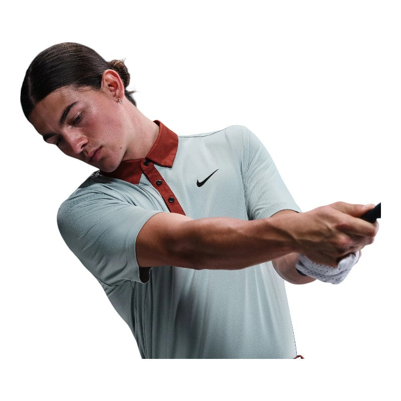 Nike Dri-Fit Tour Contrast Golf Polo Shirt FZ7501