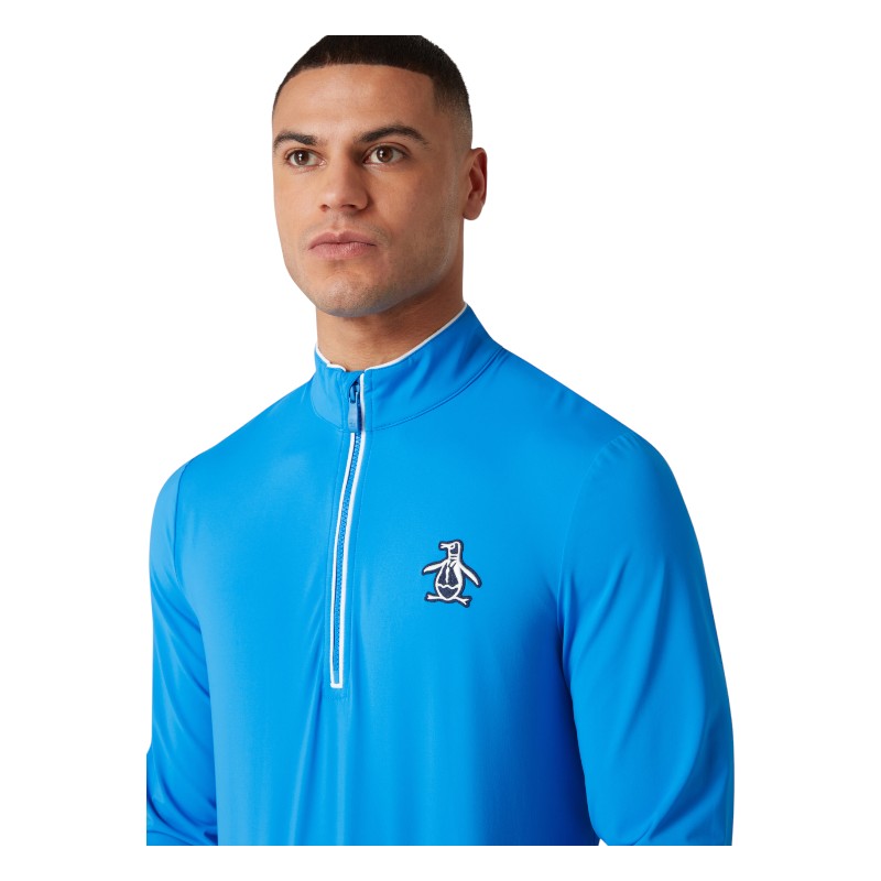 Original Penguin LS 1/4 Zip Technical Golf Midlayer OGKSE004