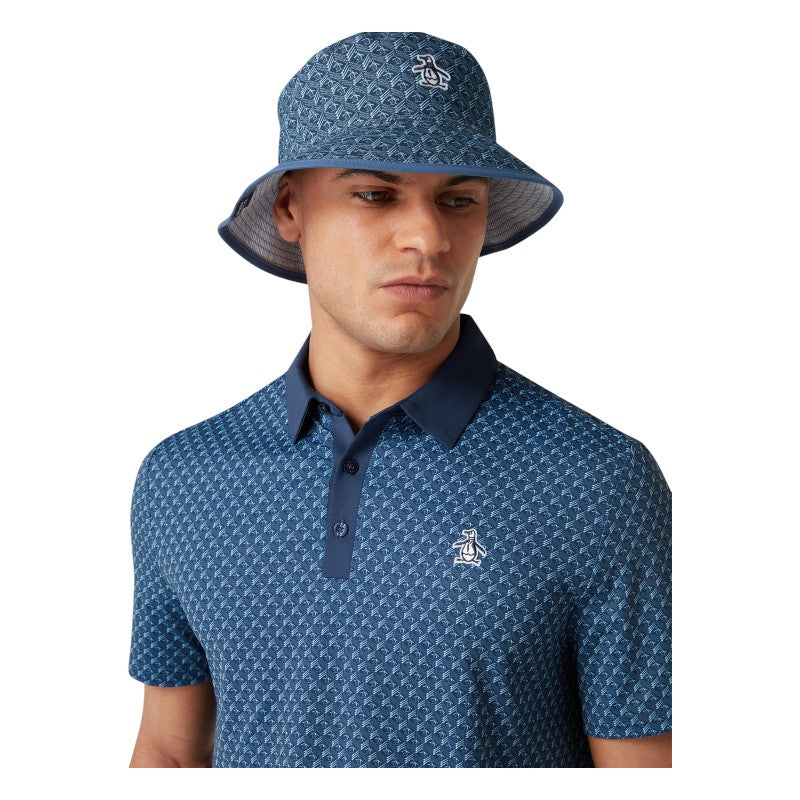 Original Penguin Palm Springs Reversible Golf Bucket Hat OGASF090