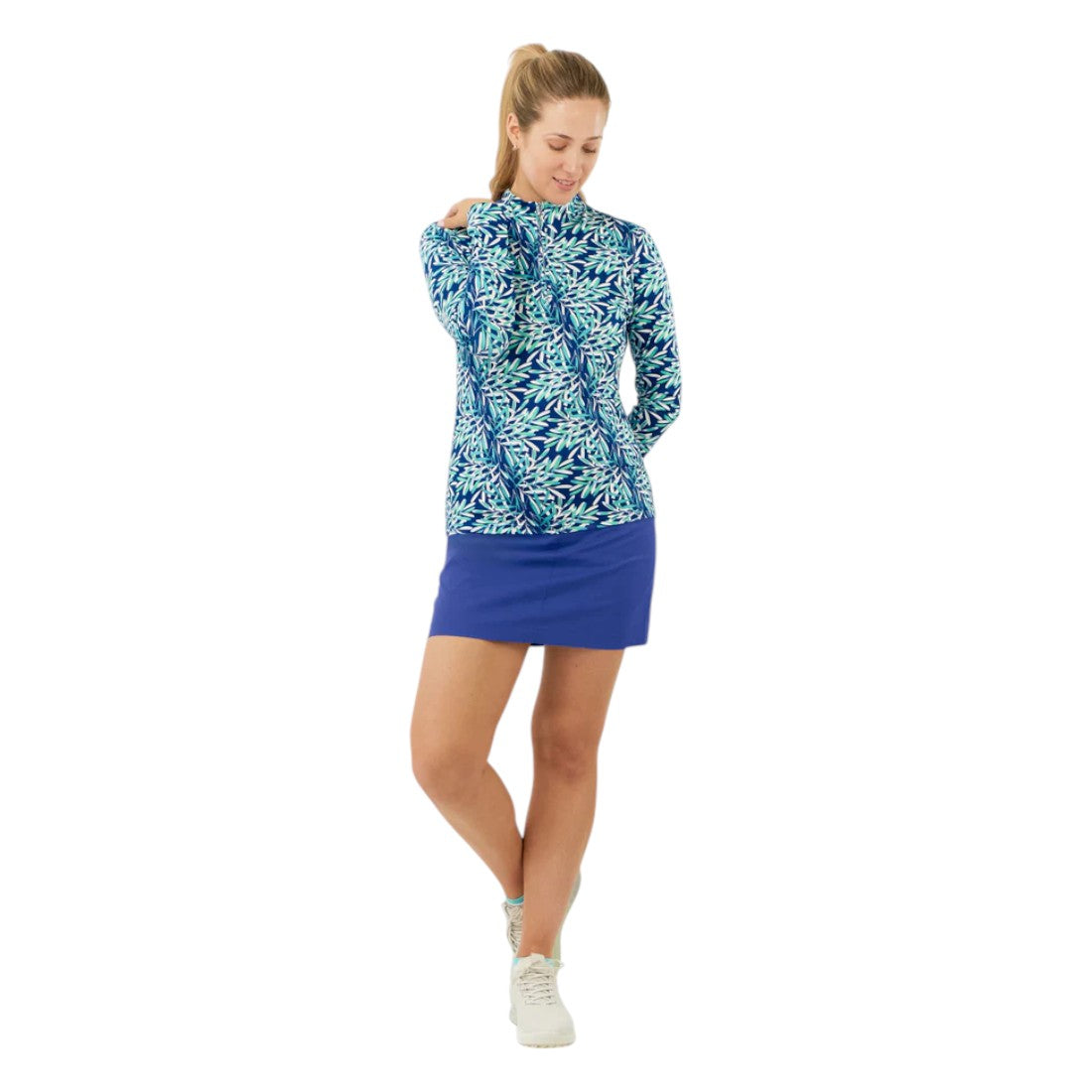 Pure Golf Ladies Serenity Long Sleeve Zip Golf Top PG-52441