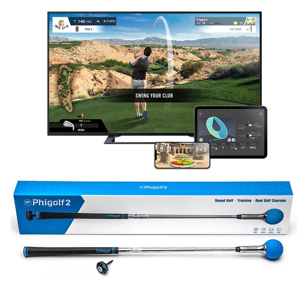 その他 Phigolf mobile golf game simulator PhiGolf 2 Smart Home & Mobile Golf Simulator – Clarkes Golf