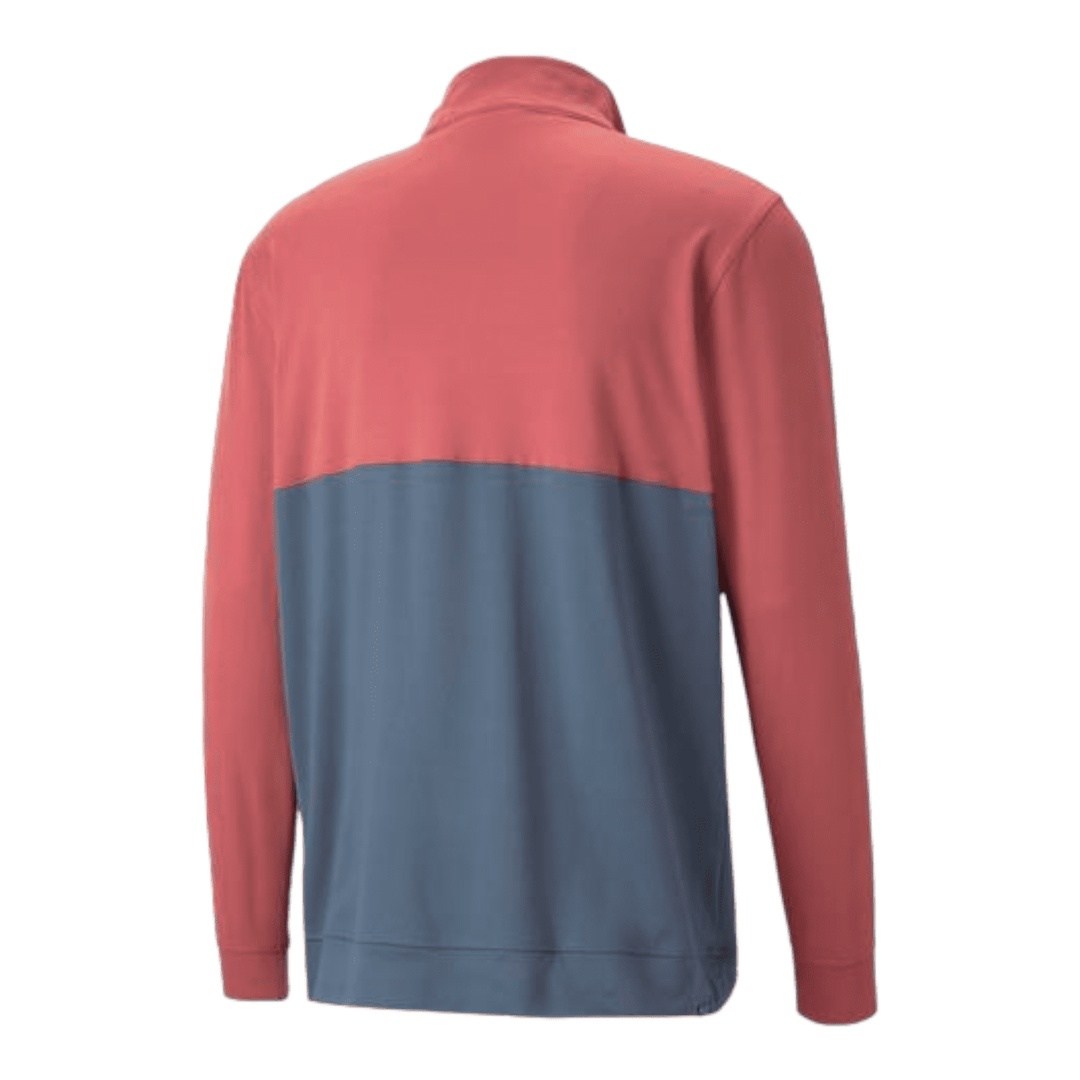 Puma Gamer Colour Block 1/4 Zip Golf Top 532985