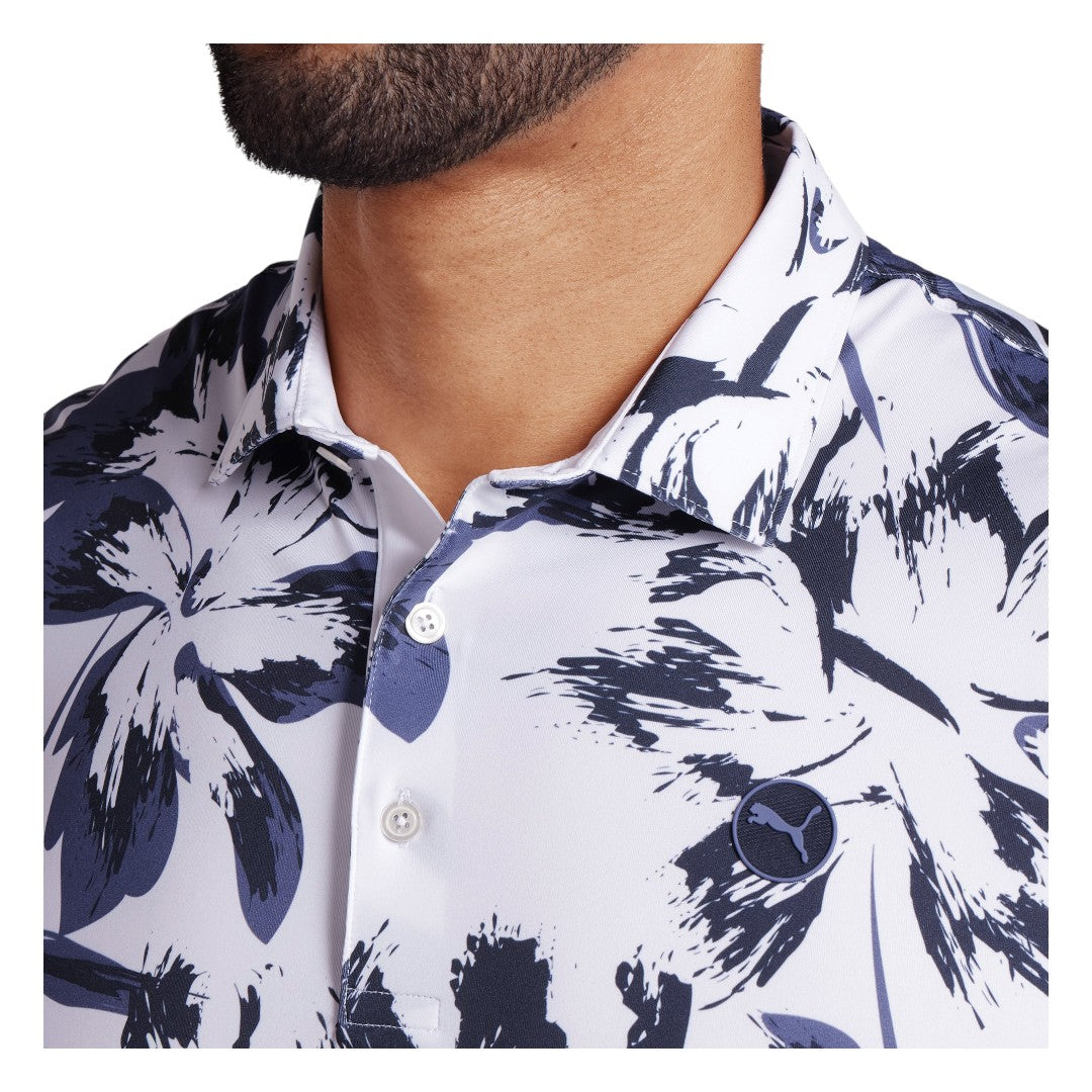 Puma MATTR Broken Flower Golf Polo Shirt 630572