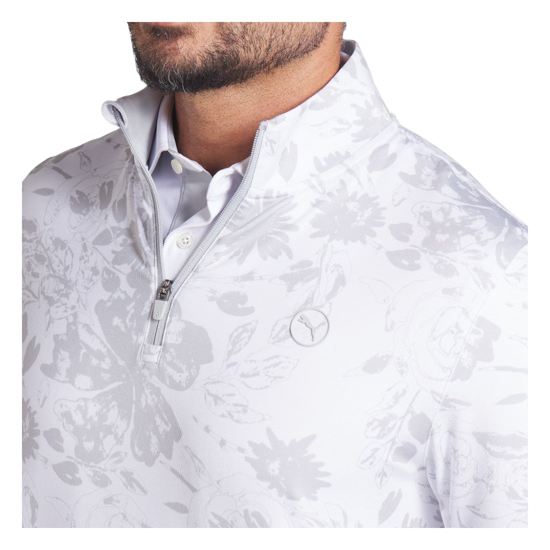 Puma Pure 2.0 Rose 1/4 Zip Golf Mid Layer 628871