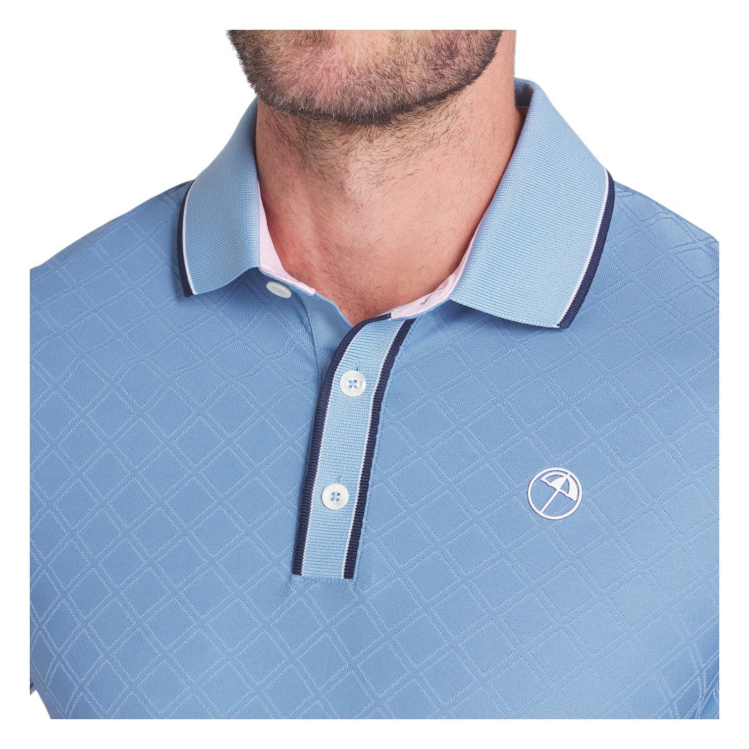 Puma x Arnold Palmer Tipped Jacquard Golf Polo Shirt 630179
