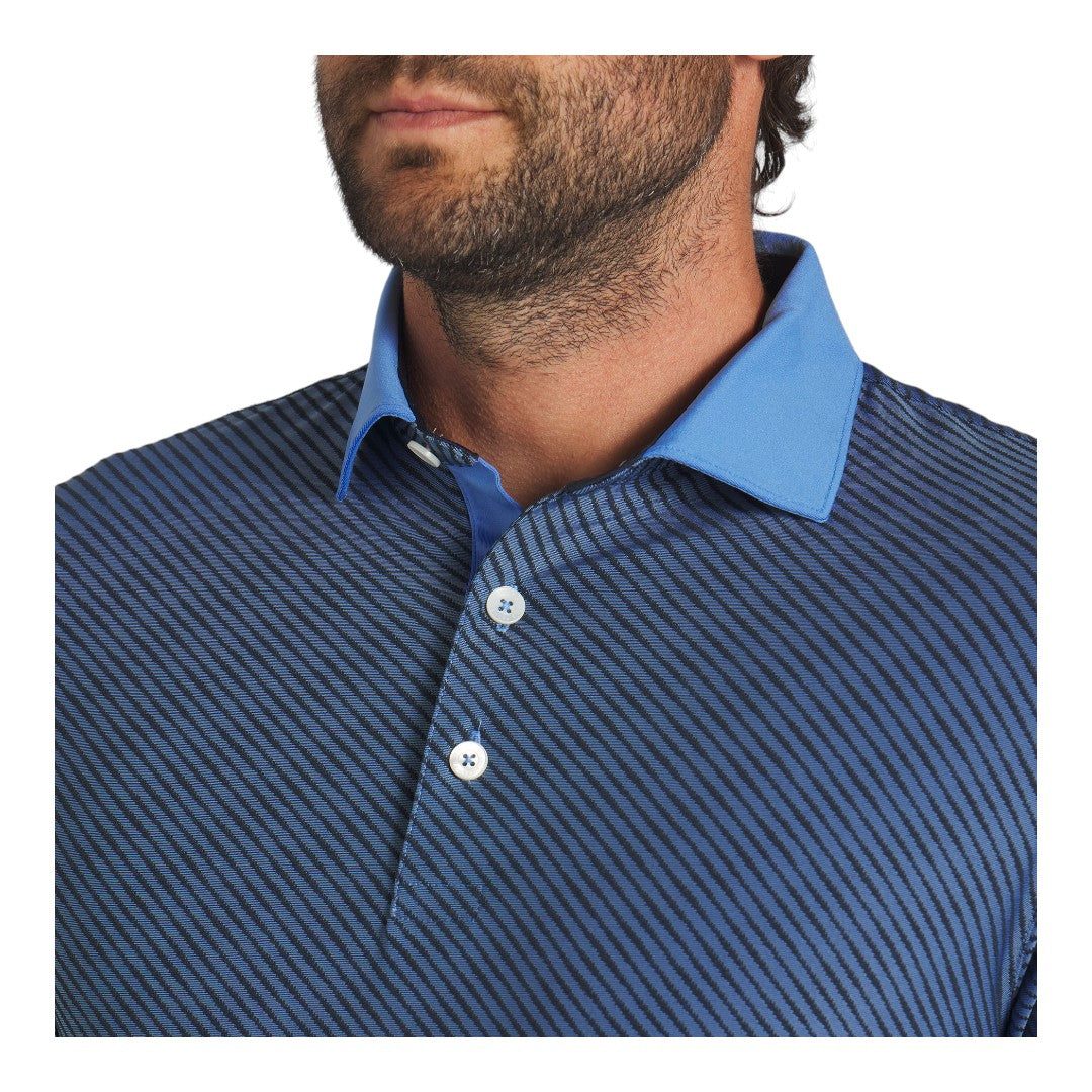 Puma X Arnold Palmer Jacquard Stripe Golf Polo Shirt 623953